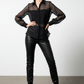 Black Sheer Shirt