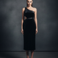 CutOut One Black Velvet Dress