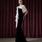 LUXE Velvet BW Rose One Gown