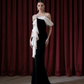 LUXE Velvet BW Rose One Gown