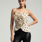 Polka Ruffle Flower Top