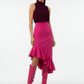 Fuscia Ruffle Skirt