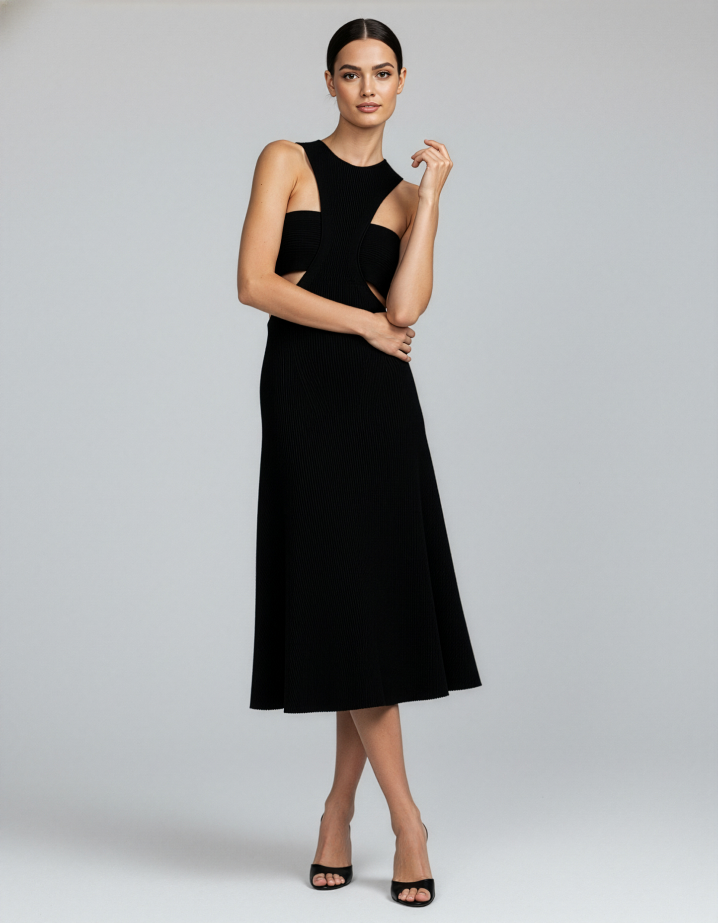 LUXE Velvet CutOut Dress