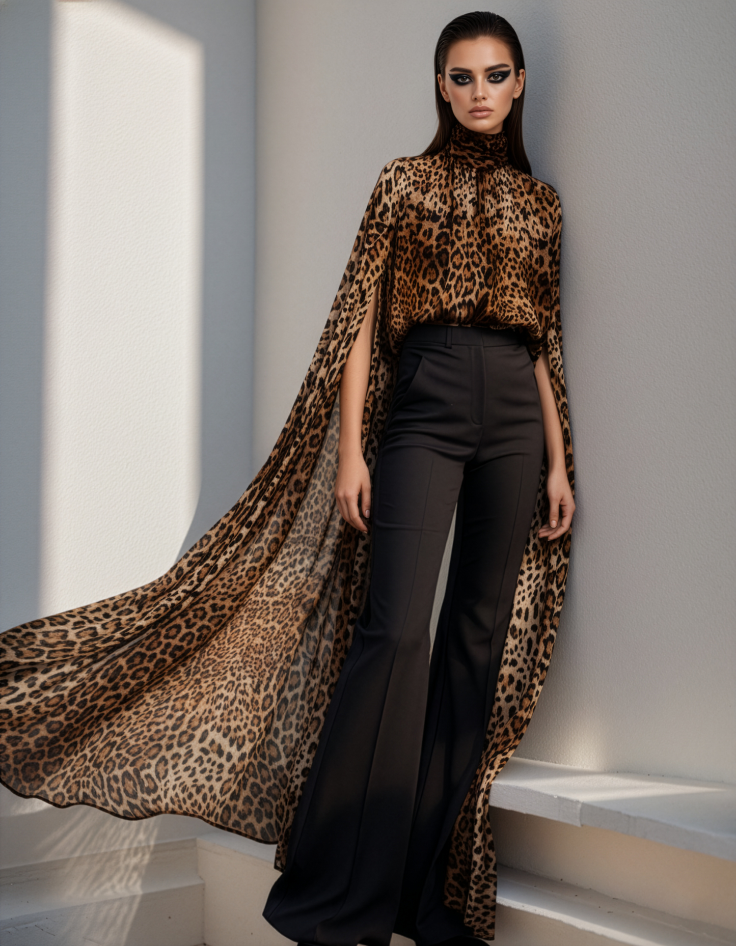Leopard Drama Top