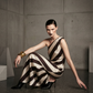 Striped One Gown