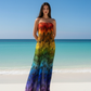Scarlet Macaw Tube Gown