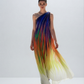 Circus One Shoulder Gown