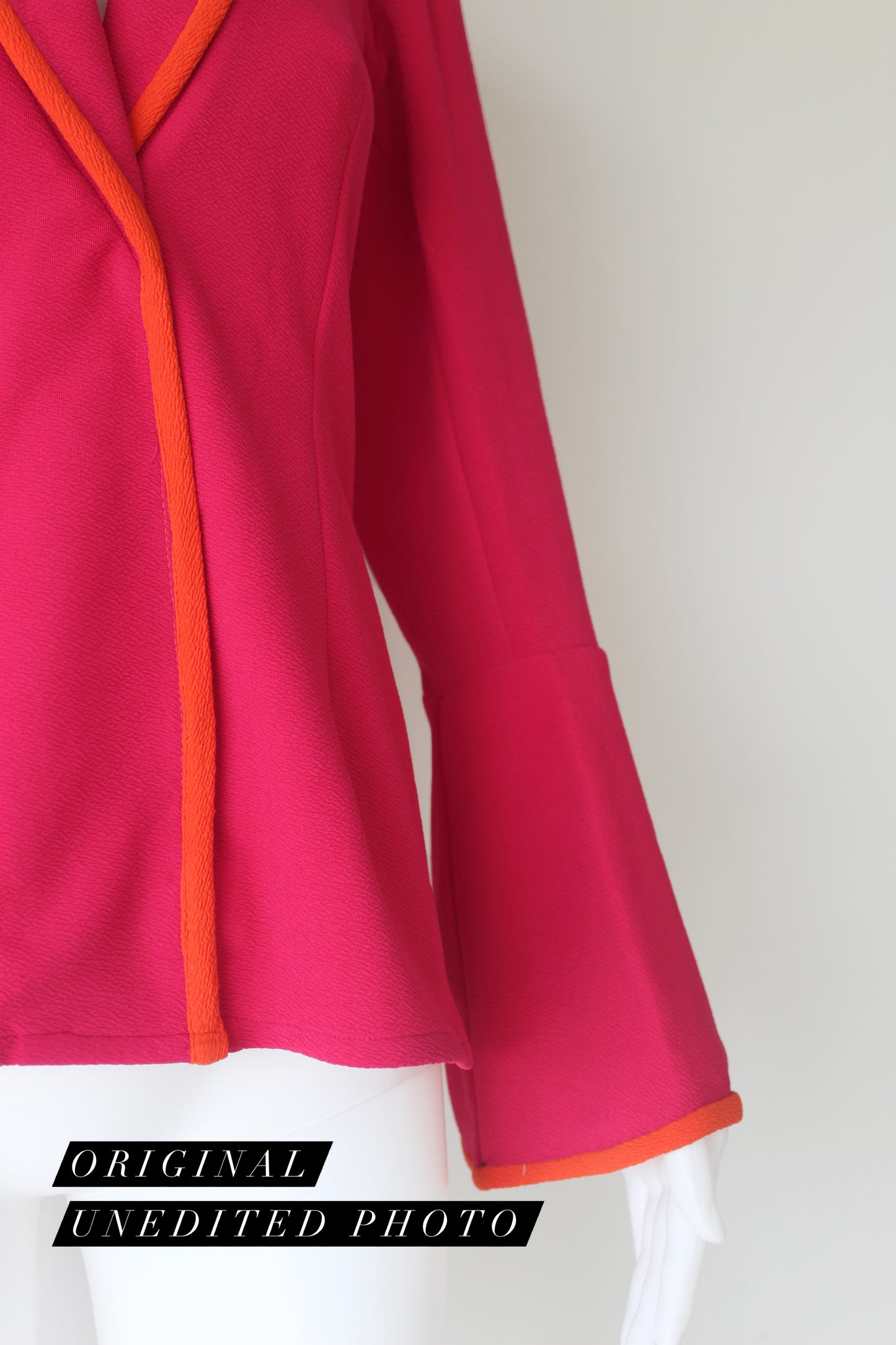 Pink Wrap Blazer Top