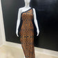 Leopard CutOut Gown