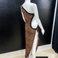 Leopard CutOut Gown