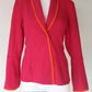 Pink Wrap Blazer Top