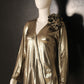 Bronze Ruffle Drama Top