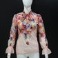 CLEARANCE - Flora Pussy Bow Blouse