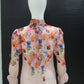 CLEARANCE - Flora Pussy Bow Blouse