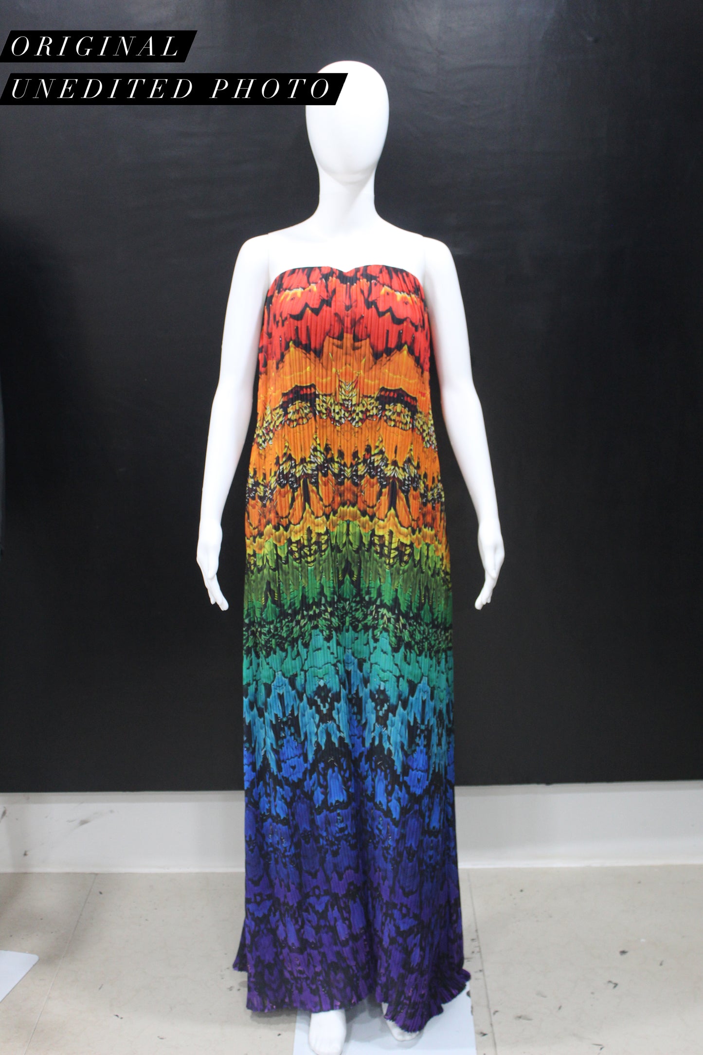 Scarlet Macaw Tube Gown