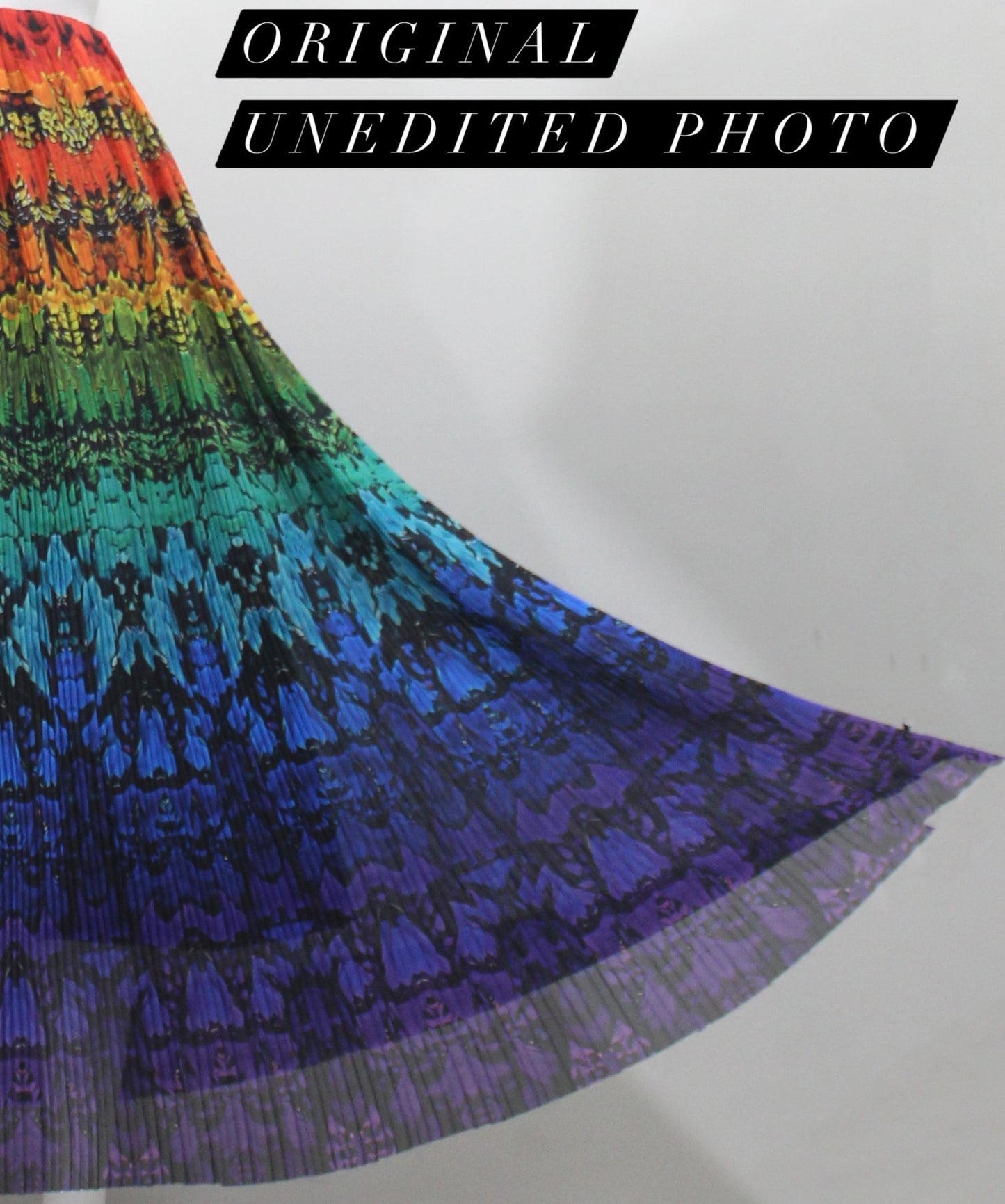 Scarlet Macaw Pleated Skirt