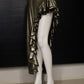 LUXE Gold Metallic Vintage Ruffle Coord