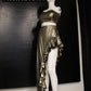 LUXE Gold Metallic Vintage Ruffle Coord
