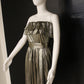 Serena Gold Metal Dress