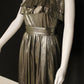 Serena Gold Metal Dress