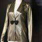 LUXE Metallic Vintage Gold Blazer
