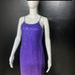 Sequins Purple Ombre Gown