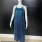 CLEARANCE - Sequins Blue Ombre Gown
