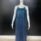 CLEARANCE - Sequins Blue Ombre Gown