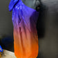 Glass Ombre Blue Orange One Dress