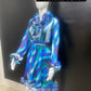 Blue Fantasy Ruffle Dress