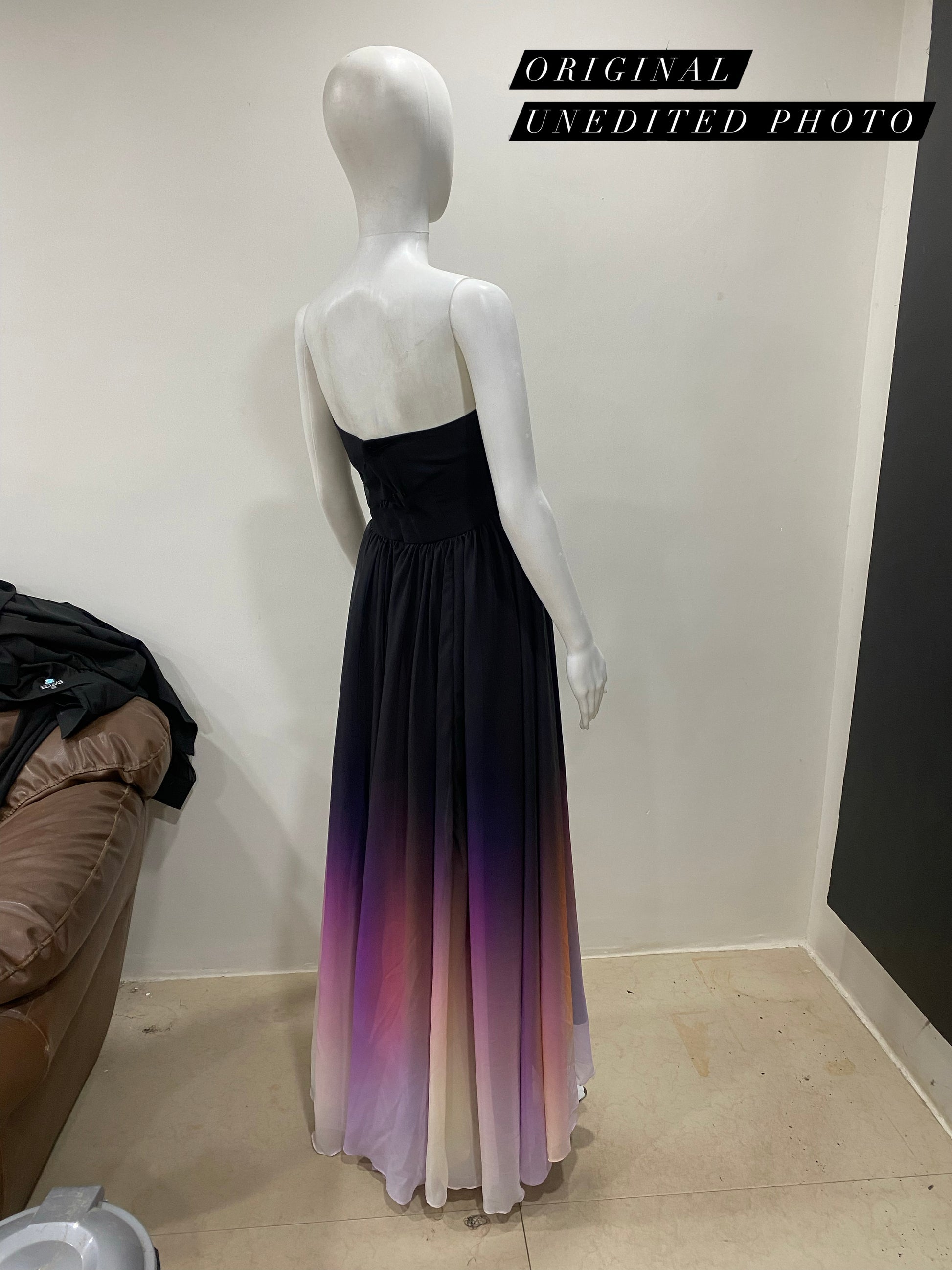 purple black ombre dress Ombre formal dresses