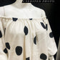 Polka Off Shoulder Dress