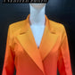 LUXE Ombre Yellow Pink Blazer
