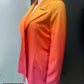 LUXE Ombre Yellow Pink Blazer