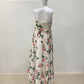 LUXE Rose Tube Midi Dress