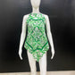 Majolica Green Handkerchief Top
