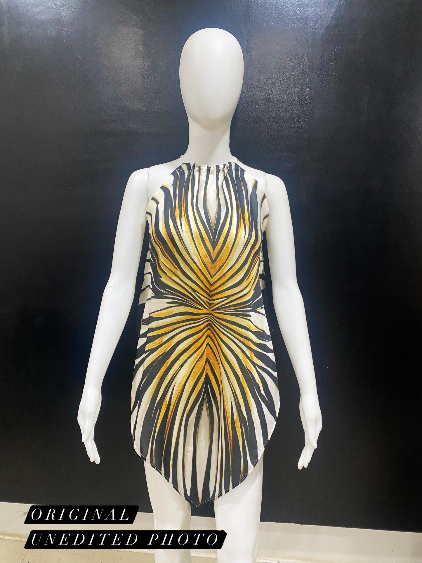 Monarch Tiger Handkerchief Top