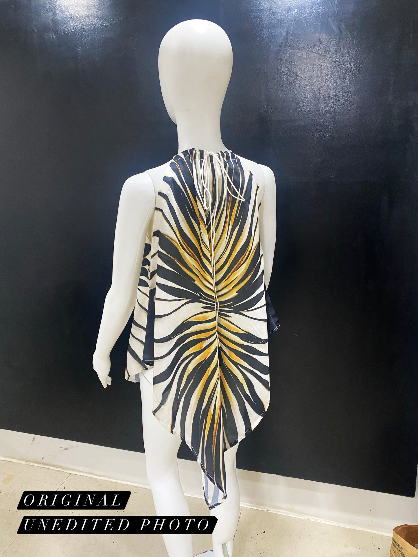 Monarch Tiger Handkerchief Top