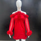 Red Ruffle Dress