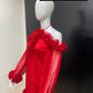Red Ruffle Dress