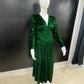 Emerald Vintage Wrap Dress