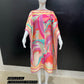 Tropical Abstract Kaftan