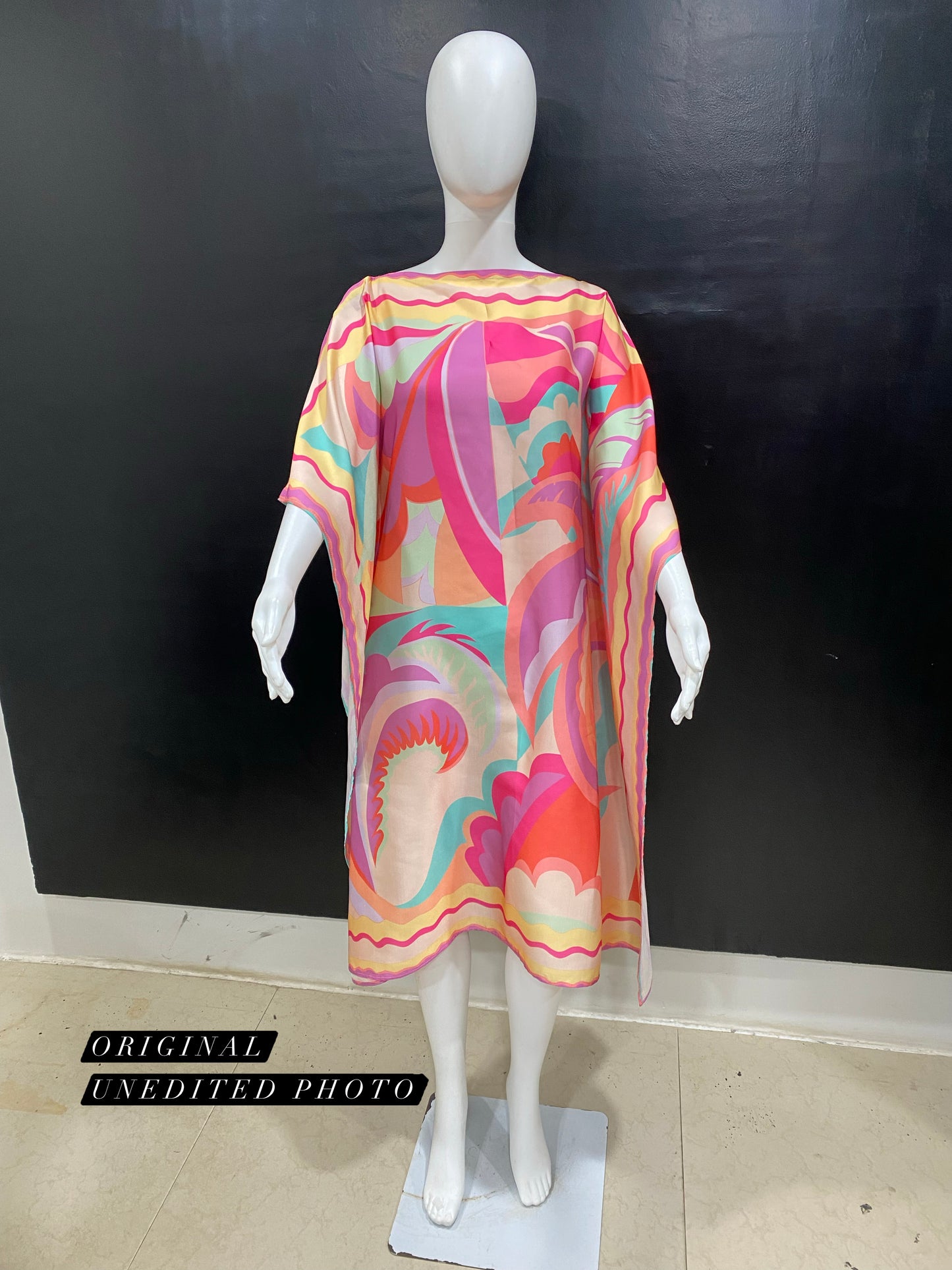 Tropical Abstract Kaftan