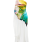 Flora Hand Painted Cream Gown