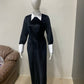 LUXE Black White Collar Cuff Gown
