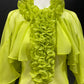 Summer Lime Ruffle Top