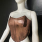 Champagne Metallic Corset