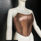 Champagne Metallic Corset