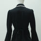 Black Wrap Blazer Top