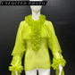 Summer Lime Ruffle Top